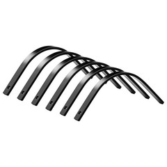 Uimoso 6 Pack Landscape Rock Rake Tines Replacement 1″ x 5/16″ Bolt-on Mount