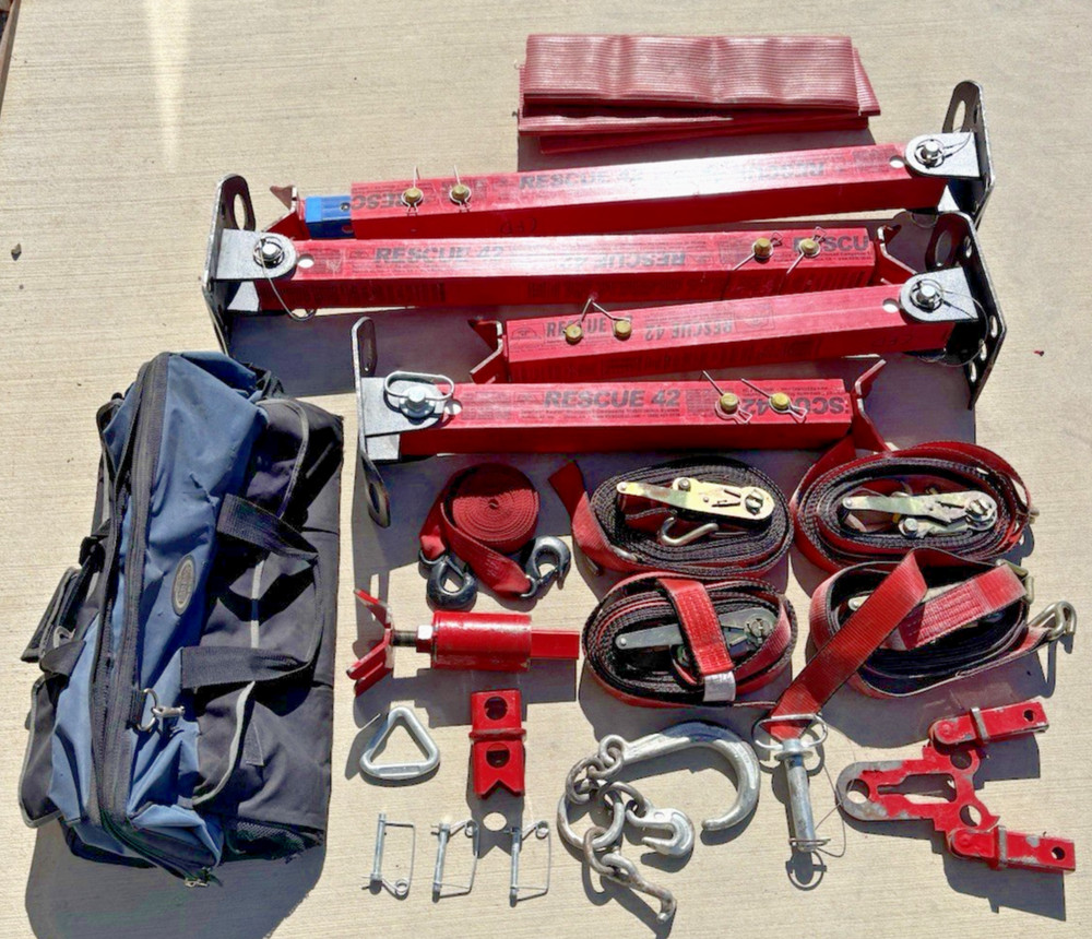 Rescue 42 TeleCrib Strut Truck Kevlar Reinforced Composite Stabilization System