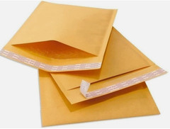500 #000 Kraft Paper Bubble Padded Envelopes Mailers Shipping Case, 4×8