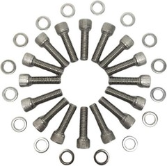 Stainless-Steel Intake Manifold Bolt Kit 3/8-16 1-1/4” BOLTS Compatible with V8