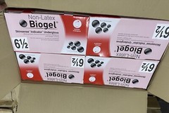 Biogel NON-Latex Skinsense Indicator UnderGlove Size 6 1/2 Box 50 pairs 40665-00