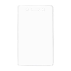 Amazon Basics Vertical Clear Plastic ID Badge 50 Count (Pack Of 1),