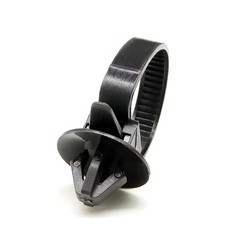 50x Push Mount Cable Ties Car Hose Wire Fastener Clips Nylon Zip Strap Fixing