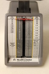 VINTAGE 1991 HEALTH O METER MODEL 102A AIR MAIL SCALE, OUNCES up to 2 POUNDS