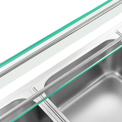 Electric Bain Marie Buffet Server 6 Pans 1200W Commercial Countertop Food Warmer