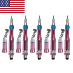 NSK Stye Dental Slow Low Speed Handpiece Straight/Contra Angle/Air Motor 4H Pink