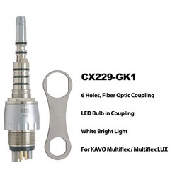 US COXO Dental Fiber Optic Turbine High Speed Handpiece Fit Kavo Multiflex LUX