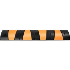 VEVOR Modular Rubber Speed Bump Driveway Cable Protector Ramp 6 Feet Set of 2