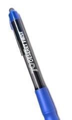 30 Misprint Click Pens MAXGLIDE Hub Pen Lot DARK BLUE Thick Rubber Grip