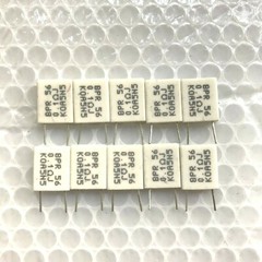 10Pcs 5W Wirewound Non-inductive Cement Resistor Ceramic horizontal 0.01Ω -0.5 Ω