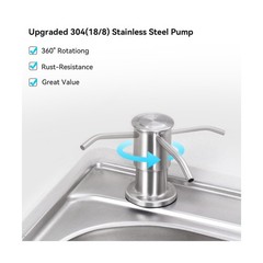 Built-in Soap Dispenser for Kitchen Sink, Soap Dispenser Pump S… FAST USA SHIP