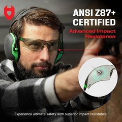 NoCry Tinted Safety Glasses for Men and Women with Anti-Fog and Scratch Resis…