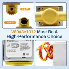 3PC V8043E1012 Motorized Zone Valve,3/4″ Sweat Zone Valves replacement honeywell