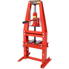 6 Ton Hydraulic Shop Press, Bench/Floor A-Frame with Plates Safety Valve