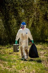 3- Dupont TYVEK Protective Clothing Disposable Paint Spray Coverall Bunny Suit