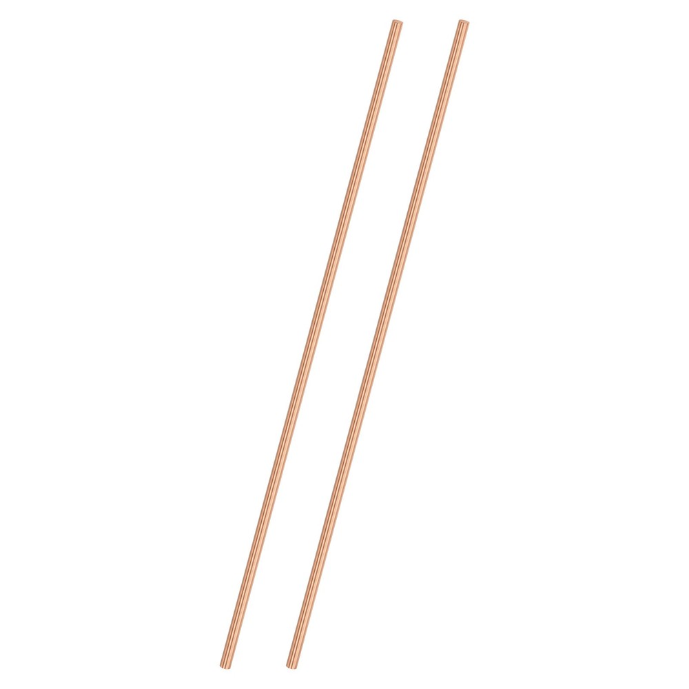 2-Pack Copper Round Rod 4mm x 250mm T2 Copper Stock