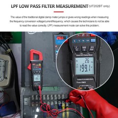 UNI-T Clamp Meter Digital Multimeter Bluetooth T-RMS L.P.F Inrush Current Tester