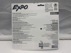 EXPO Dry Erase Marker Kit Chisel Tip 4 Markers Cleaner Eraser Assorted Colors