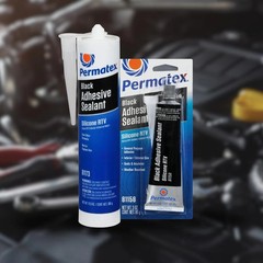 Permatex 81158 Black Silicone Adhesive Sealant 3 oz Tube Pack of 1