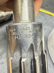 Lot of 3 P&W HSS Shell Reamers 1.6882 1.7038 1.7507 W/ Arbor Made In USA