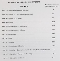 Massey Ferguson 1155 Tractor Service Parts Operators Manual Repair Set Owner