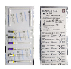 DENTSPLY Ready Steel C+FILES endodontic files 21, 25, 31mm 24 Files/Box