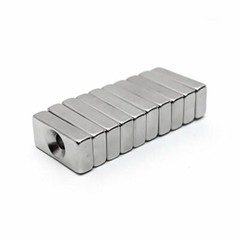 Hole Rare Earth N35 Magnets Strong Block Magnetism Neodymium Square Disc Lot