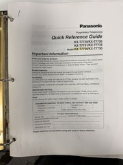 Panasonic KX-TA824 Hybrid Telephone System w/ KX-TVA50, VIKING PA-2A, 6 Phones