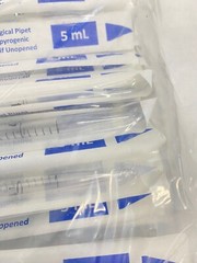(200/Cs) CELLTREAT 5mL PS Graduated Serological Pipettes Individual Wrap 229205B