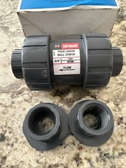 Hayward Check Valve, LB149 True Union Ball, 3/4″, PVC NEW + FAST SHIPPING