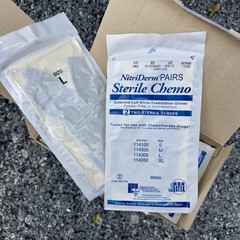 NitriDerm Sterile Chemo Nitrile Gloves Size L 50 Pairs Powder-Free Non-Latex
