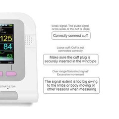 FDA&CE CONTEC08A Digital Upper Arm Blood Pressure Monitor Adult BP cuff+Software