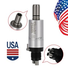 10pcs ASkeadnt Dental Low Speed Air Motor Handpiece E-Type 4 Holes FX