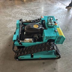 Brushless Motor Gas Power 9HP Remote Control Lawn Mower Tracked Robot Slope 24V