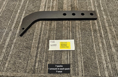 (QTY 7) 16″ Box Blade Scarifier Shank With 4 Holes Black Heavy Duty Replacement