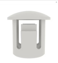 QTY25 ESSENTRA 5/16″ .312 INCH LOCKIG DOME PLUG HOLE CAP WHITE NYLON HEYCO STYLE