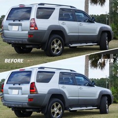 LED Tail Lights 4Runner 2003-2009 Amber Switchback Breathing Smoke Lens Pair