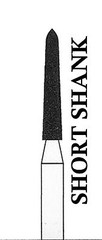 CROSSTECH Dental Diamond Short-Shank-MODIFIEDCHAMFER-878K/014SC MS2XC-SC 5Burs