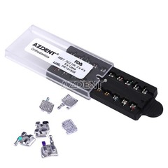 20Pc AZDENT Dental Orthodontic Bracket Metal Braces MINI MBT.022 HK345 case