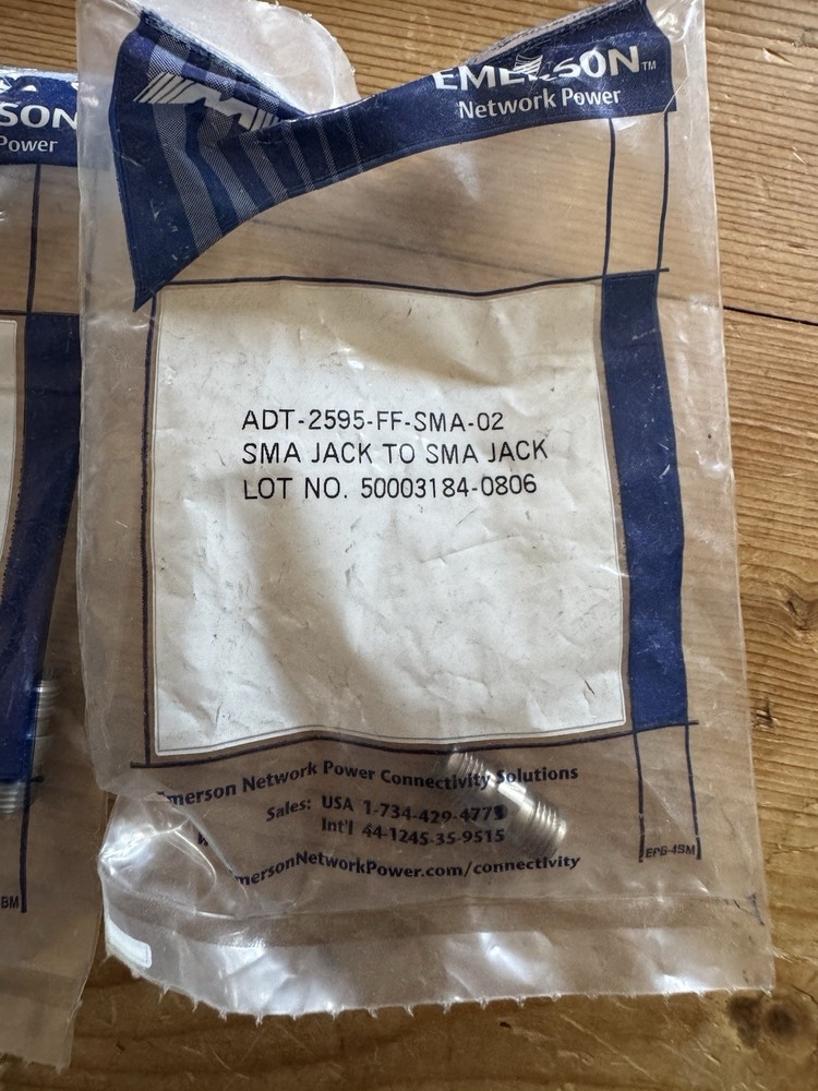 Midwest Microwave ADT-2595-FF-SMA-02 SMA Jack to SMA Jack