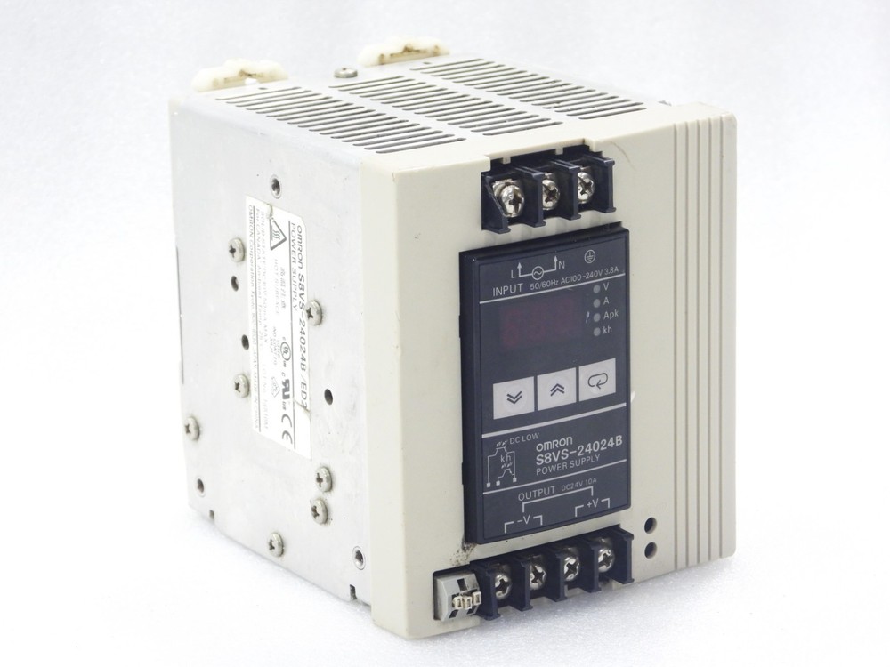 OMRON S8VS 24024B ED2 POWER SUPPLY OUTPUT DC 24V SWITCHING DIN RAIL
