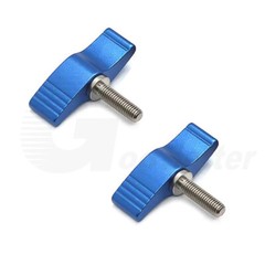 1/4 3/8 UNC Thumb Screw Clamping Lever Wing Knob Hand Grip Bolt Adjustable Metal