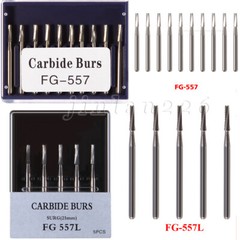 Dental 557 FGOS Surgical Carbide Burs FG-557XL Length 25mm /FG557 19mm