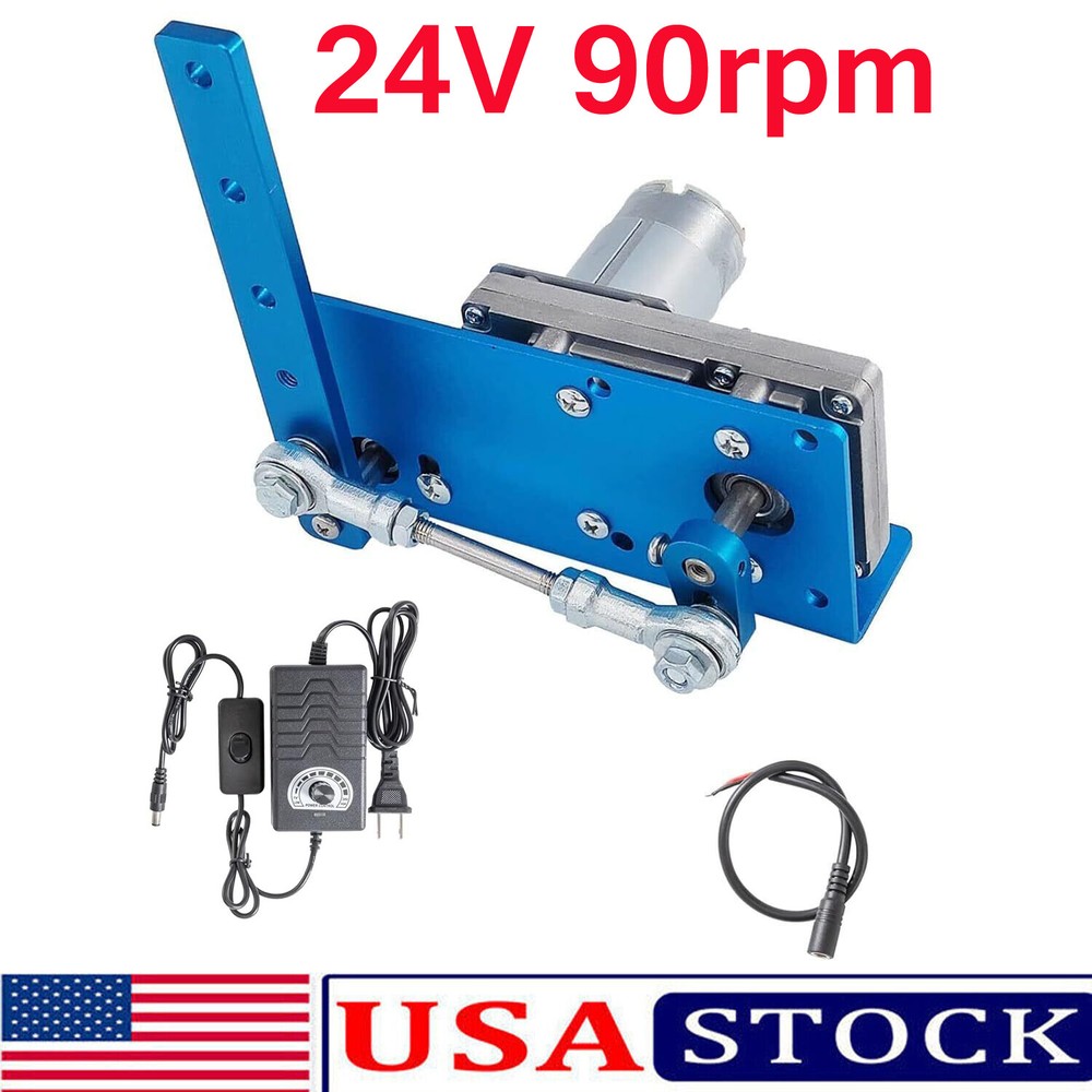 DIY Design 24V Reciprocating Swing Motor 20-120 Degrees Adjustable Speed 90rpm