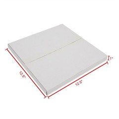 25PCS Vinyl Record Shipping Boxes 12.5″ Album Mailers Cardboard Packaging White