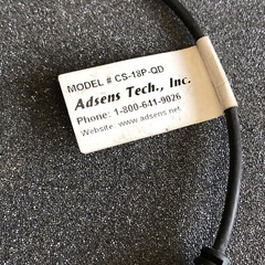 Adsens Tech CS-18P-QD Quick Disconnect Sensor 3-Pin Male