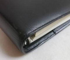 Authentic Cartier Pasha notebook cover Leather #8965