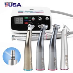 Dental Electric LED Brushless Micro Motor/1:5 1:1 Increasing Fiber Handpiece