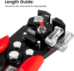 Durable Alloy Steel Wire Stripper & Crimper – Automatic 3-in-1 Utility Tool