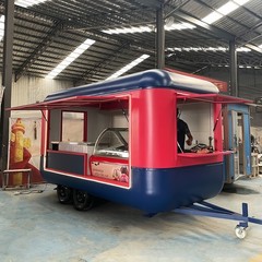 Commercial Food Van Concession Street Mobile Food Truck Cart Fast Food Trailer
